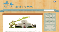 Desktop Screenshot of allaboutme-dayspa.com